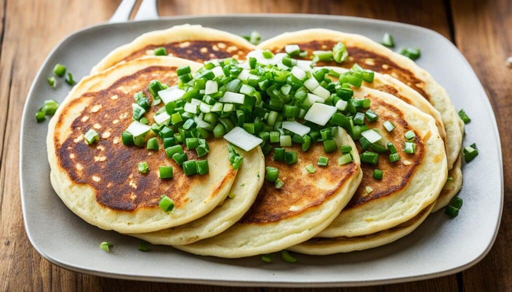 sourdough discard scallion pancakes