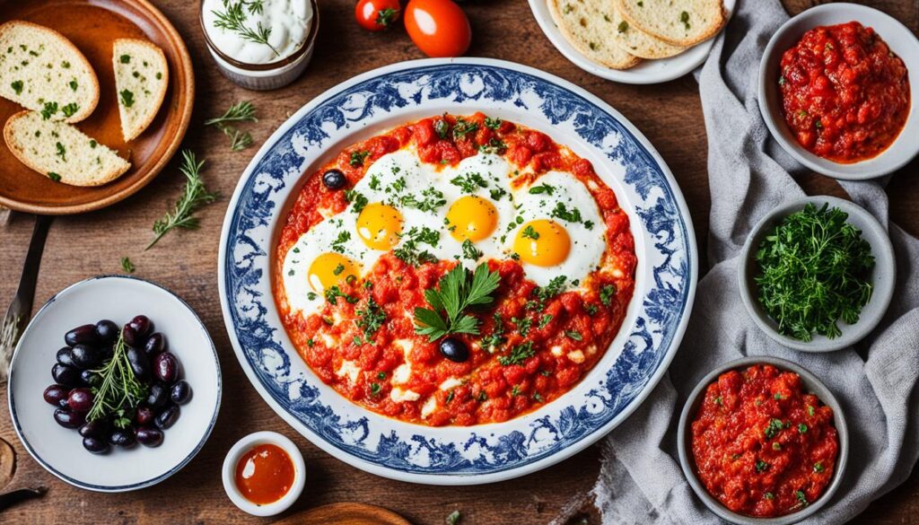 turkish breakfast menemen