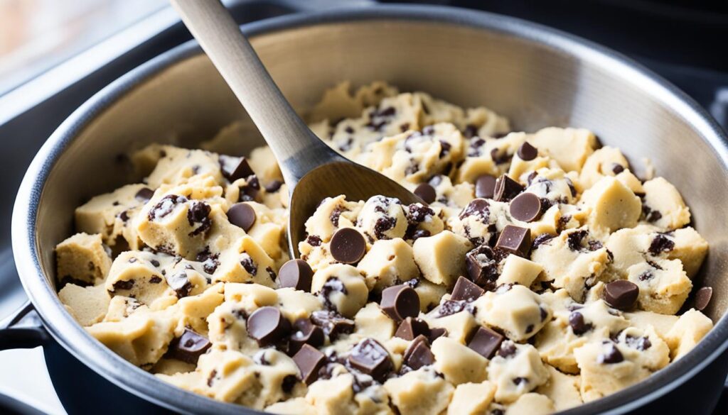 Homemade cookie dough