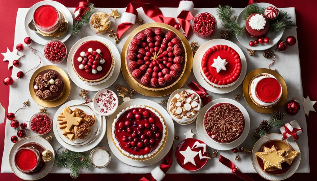 festive christmas desserts