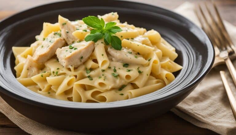 garlic parmesan chicken pasta