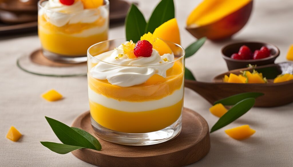 mango mousse